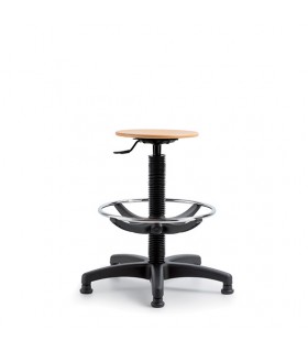 Sgabello con schienale Stools by Compir