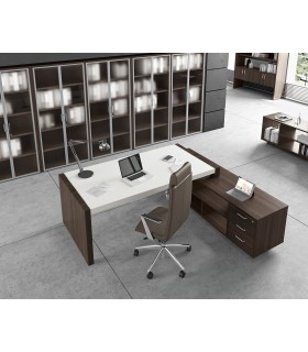 MOBILE UFFICIO DA 90 CON ANTE IN LEGNO E SERRATURA CM. 90x45x80 (H) - Play  Casoria